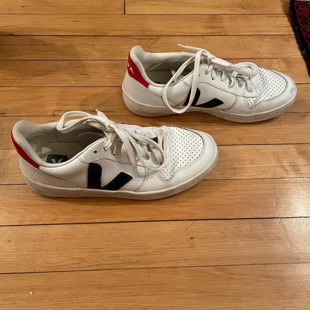 Veja Sneakers - V-10 CWL White Nautico Pekin